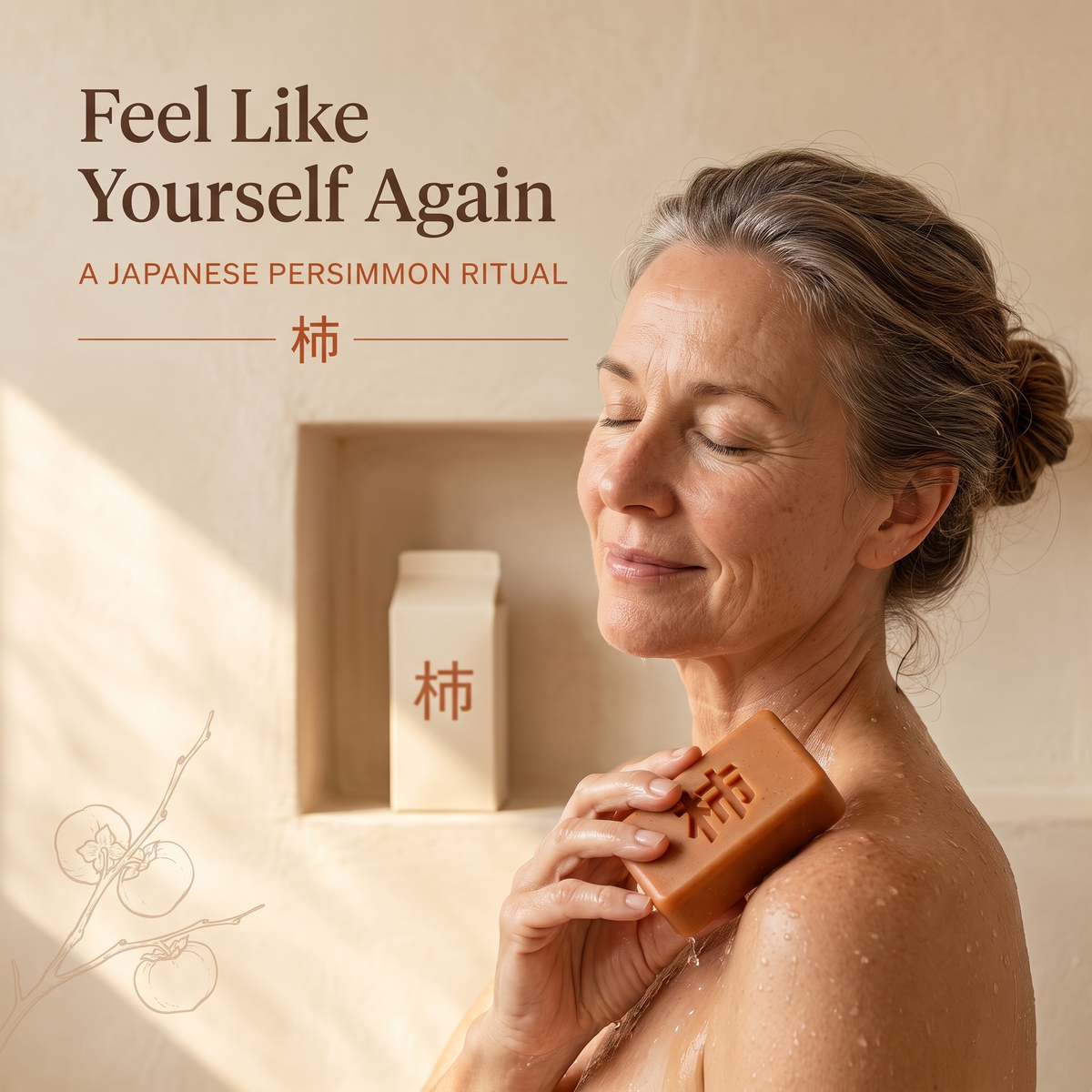 Japanese Persimmon Soap Bar
